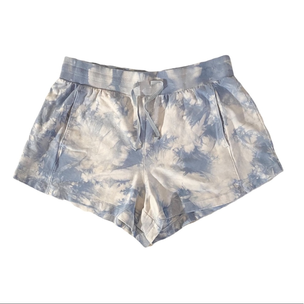 🛑SOLD ON MERCARI🛑 All In Motion Shorts Tie-Dye Blue White Sz XXL Active/Lounge